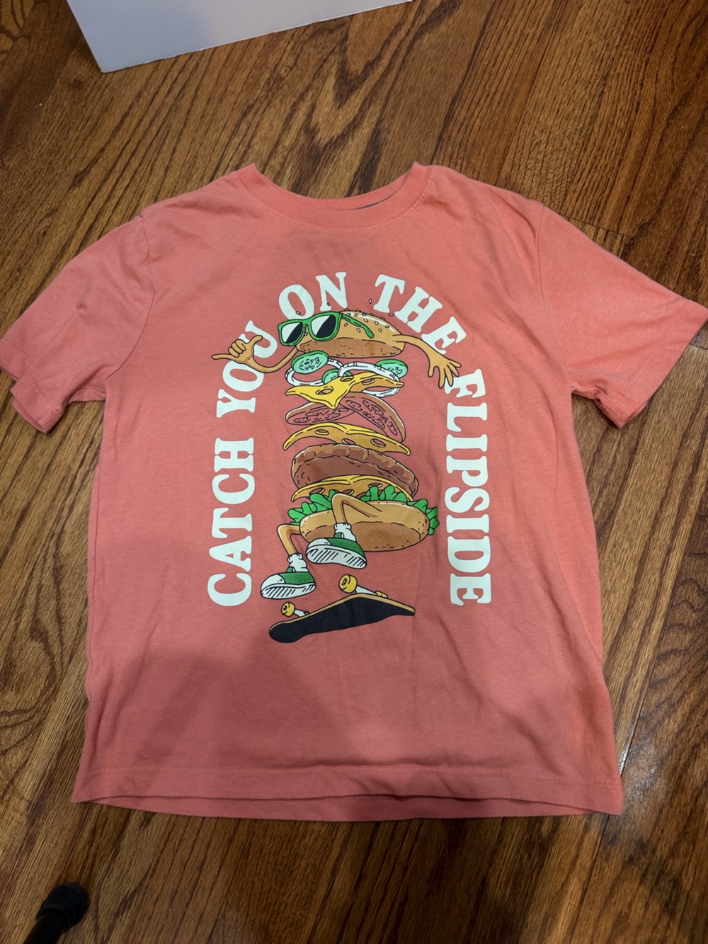 Kids Coral Graphic Tee - Catch You on the Flipside